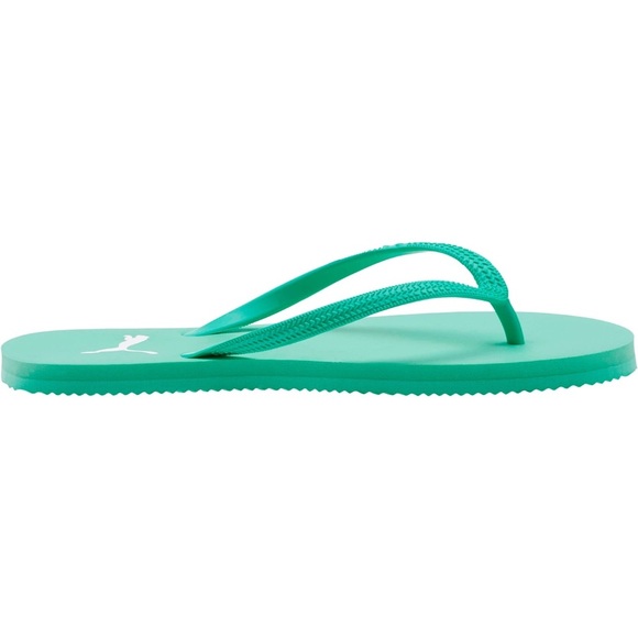 PUMA WOMEN’S FIRST FLIP FLOPS - ENERGY GREEN SIZE 8.5 (NEW WITH TAGS) - Picture 4 of 5